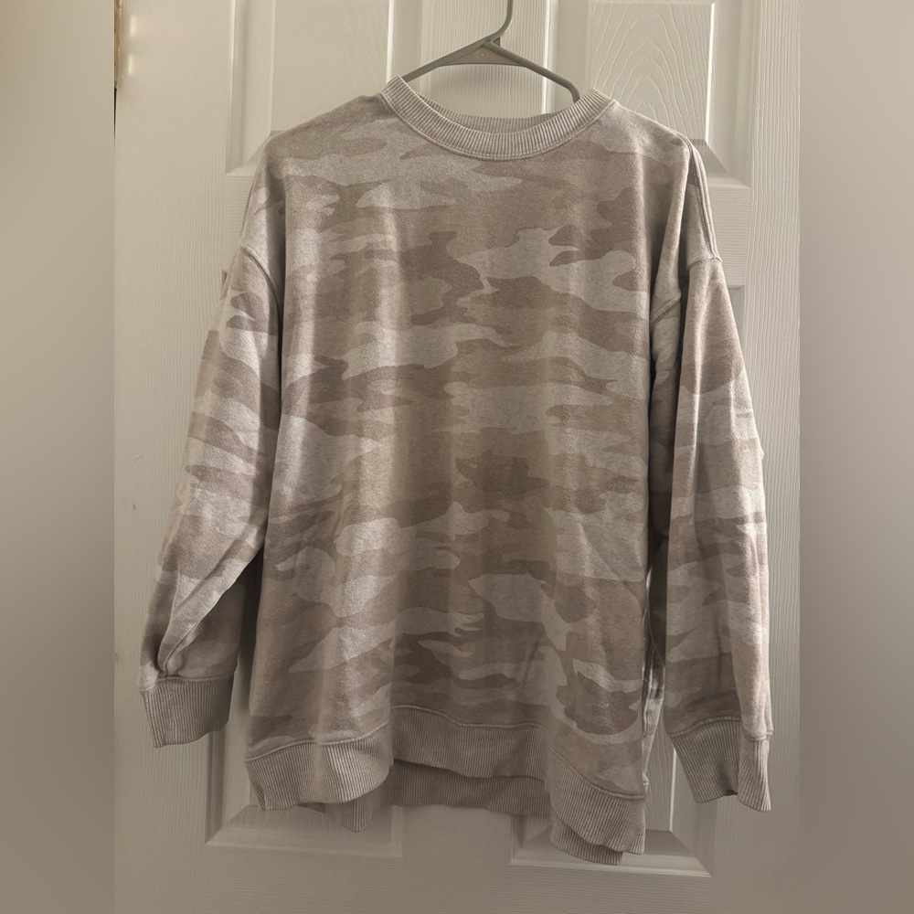 AE camo crewneck